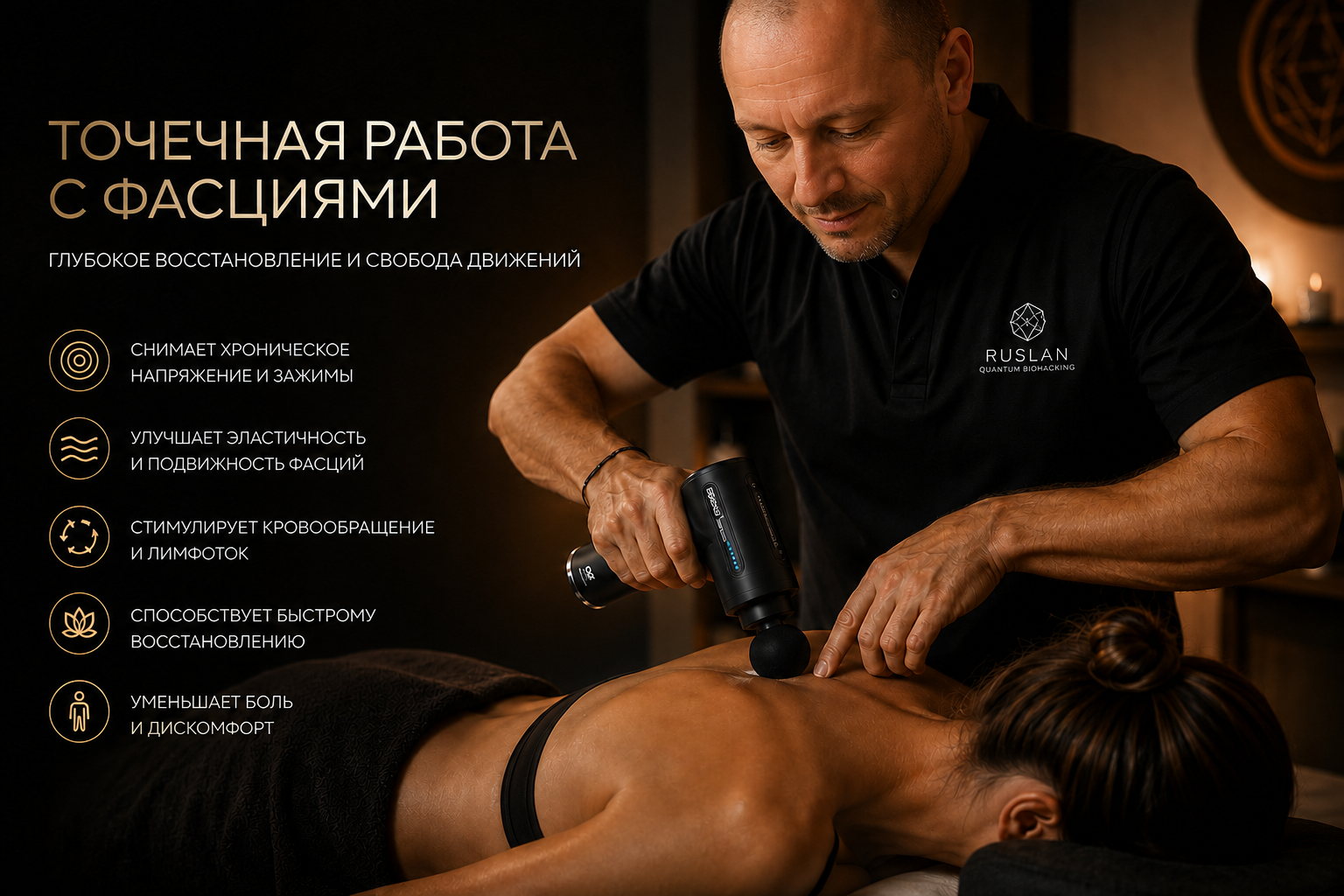 Точечная работа с фасциями